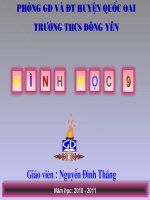 Tiết 24: Liên hệ giữa dây và K/c từ tâm đến dây