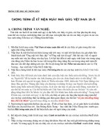 Ch­ương trình kỷ niệm ngày nhà giáo Việt Nam 20-11