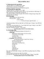 Ke hoach doan doi ngay 20/11