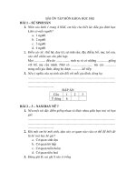 BAI ONTAPTHI HKI MON KHOA HOC