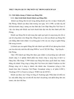 THỰC TRẠNG QUẢN TRỊ NHÂN SỰ TRONG KHÁCH SẠN