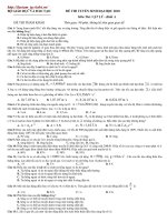 LT cấp tốc Vật Lý 2010 số 15