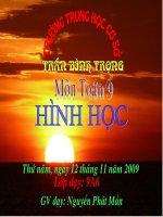 Vi trí tương đối của đường thẳng và đường tròn