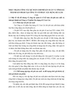 THỰC TRẠNG CÔNG TÁC KẾ TOÁN CHI PHÍ SẢN XUẤT VÀ TÍNH GIÁ THÀNH SẢN PHẨM TẠI CÔNG TY CỔ PHẦN  XÂY DỰNG SỐ 2 LÀO CAI