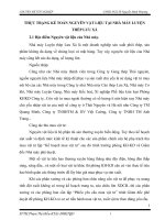 THỰC TRẠNG KẾ TOÁN NGUYÊN VẬT LIỆU TẠI NHÀ MÁY LUYỆN THÉP LƯU XÁ