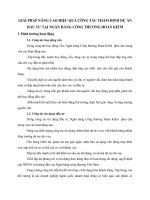 GIẢI PHÁP NÂNG CAO HIỆU QUẢ CÔNG TÁC THẨM ĐỊNH DỰ ÁN ĐẦU TƯ TẠI NGÂN HÀNG CÔNG THƯƠNG HOÀN KIẾM