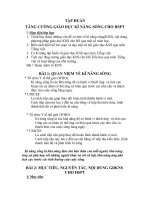 tap huan kĩ năng sống