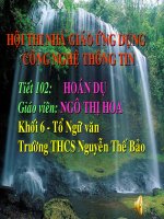 Tiết 102: Hoán dụ