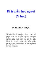 Di truyền học người (Y học)