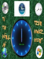 Hướng dẫn tạo đồng hồ trên powerboint
