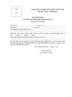 Mẫu TP-LS-01: Giấy đề nghị cấp Chứng chỉ hành nghề luật sư