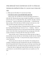 tình hình kế toán chi phí sản xuất và tính giá thành sản phẩm ở công ty cao su sao vàng hà nội