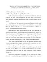 PHƯƠNG HƯỚNG GIẢI PHÁP ĐỂ NÂNG CAO HOẠT ĐỘNG KINH DOANH LƯU TRÚ TẠI KHÁCH SẠN HÒA BÌNH