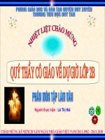 TẬP LÀM VĂN LỚP 2 -TUẦN 13