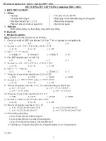 DE CƯƠNG TOÁN 6 - HKI