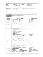 Lesson plan 2010-2011 chuan class 6