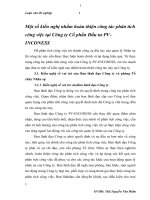 Một số kiến nghị nhằm hoàn thiện công tác phân tích công việc tại Công ty Cổ phần Đầu tư PV-INCONESS