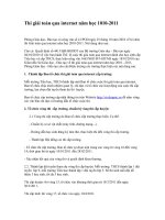 THÔNG BÁO CHƯƠNG TRÌNH THI GIẢI TOÁN QUA MẠNG INTERNET 2010