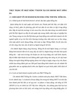 THỰC TRẠNG VỀ HOẠT ĐỘNG TTKDTM TẠI CHI NHÁNH NHCT ĐỐNG ĐA