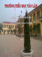 bai 24,25 Tu nhien va xa hoi