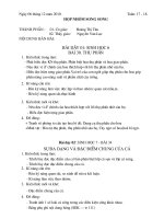 Sinh hoat nhom song song - Tuan 17-18