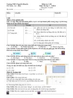 Kiểm tra 1 tiết 2