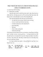 THỰC TRẠNG KẾ TOÁN LƯU CHUYỂN HÀNG HOÁ TẠI CÔNG TY TNHH BÁN LẺ FPT