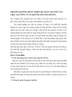 PHƯƠNG HƯỚNG HOÀN THIỆN KẾ TOÁN NGUYÊN VẬT LIỆU TẠI CÔNG TY SX &DVXK NGUYỄN HOÀNG