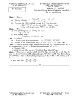 đề thi học sinh giỏi toán lớp 9 sầm sơn