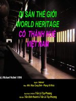 CỔ THÀNH HUẾ- NHÃ NHẠC CUNG ĐÌNH HUẾ LÀM NHẠC NỀN