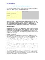 Cấu trúc của một chương trình C++