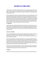 Vài điểm về vi điều khiển