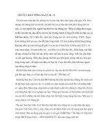 Lời tựa báo tường 20/11