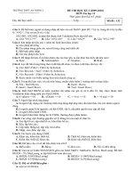 ĐỀ THI TIN 12 HK1