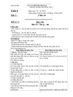 Tuần 6 lớp 1 CKTKN cả ngày