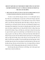 MỘT SỐ Ý KIẾN ĐỀ XUẤT NHẰM HOÀN THIỆN CÔNG TÁC KẾ TOÁN TẬP HỢP CHI PHÍ SẢN XUẤT VÀ TÍNH GIÁ THÀNH SẢN PHẨM TẠI NHÀ MÁY LEN HÀ ĐÔNG