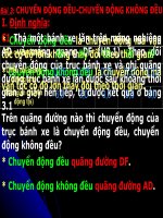 Chuyển động đêu - không đều