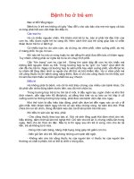 Bệnh ho ở trẻ em