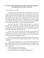 MỘT SỐ GIẢI PHÁP NHẰM NÂNG CAO HIỆU QUẢ KHAI THÁC NGHIỆP VỤ BẢO HIỂM KẾT HỢP HỌC SINH