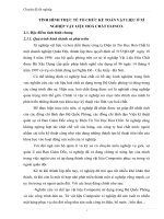 TÌNH HÌNH THỰC TẾ TỔ CHỨC KẾ TOÁN VẬT LIỆU Ở XÍ NGHIỆP VẬT LIỆU HOÁ CHẤT ELINCO