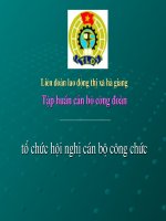 Hướng dẫn tổ chức Hội nghị