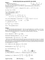 những sai lầm khi giải mạch RLC