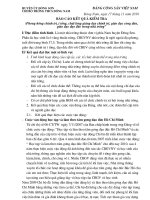 Báo cáo tổng kết 4 năm học tập làm theo tấm gương đạo đức Hồ Chí Minh