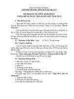 Sinh hoạt truyền thống 20/11