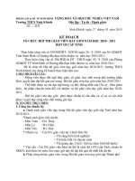 Kết hoăch thi học sinh giỏi cấp thành phố trường THCs Ninh Khánh Tp Ninh Bình