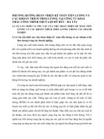 PHƯƠNG HƯỚNG HOÀN THIỆN KẾ TOÁN TIỀN LƯƠNG VÀ CÁC KHOẢN TRÍCH THEO LƯ¬ƠNG TẠI CÔNG TY KHAI THÁC CÔNG TRÌNH THUỶ LỢI MỸ ĐỨC - HÀ TÂY