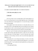 TỔNG QUAN VỀ DOANH NGHIỆP NHỎ VÀ VỪA VÀ CÁC NHÂN TỐ TÁC ĐỘNG ĐẾN MÔI TRƯỜNG KINH DOANH Ở VIỆT NAM