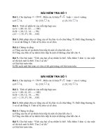 Bài tập luyện tập Toán 6