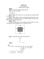 Đề kiểm tra chất lượng học sinh giỏi môn Toán lớp 5