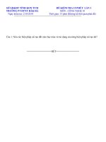 ĐÊ KT 15 MÔN CN 10